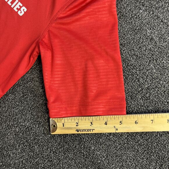 Philadelphia Phillies | Majestic | Red Polo | Mens | Team Shirt‎ | S - Picture 10 of 11